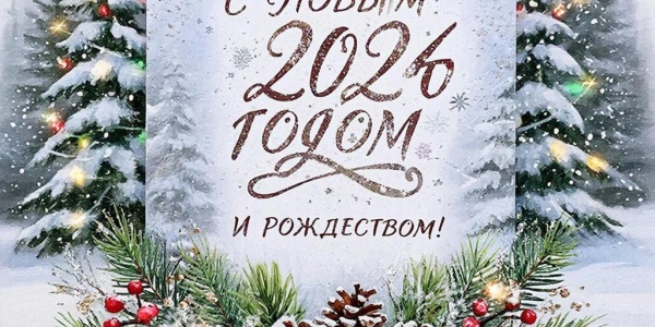 С наступающими Новым годом и светлым праздником Рождества!